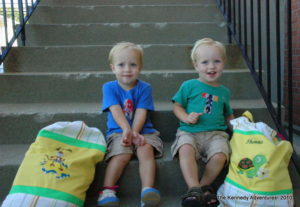 Boys first day of school