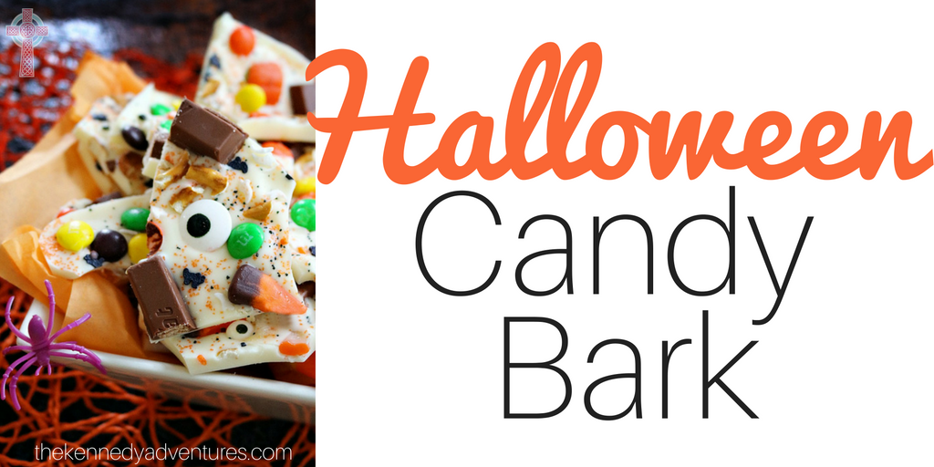 Halloween Candy Bark -- perfect for enjoying with your family or taking to a party!