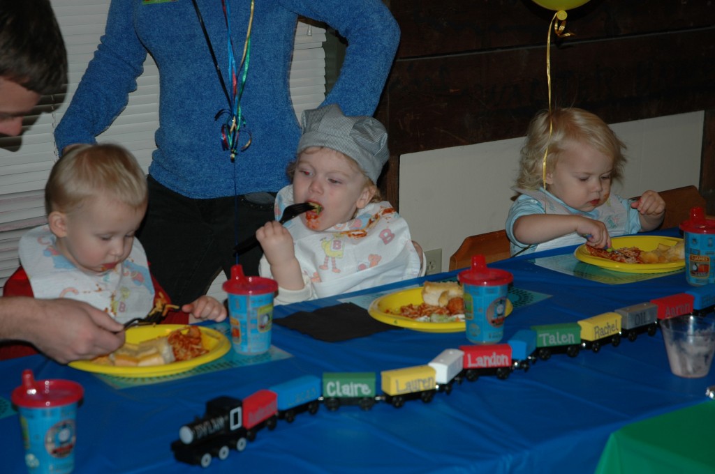 train birthday party