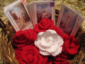 crocheted rosary