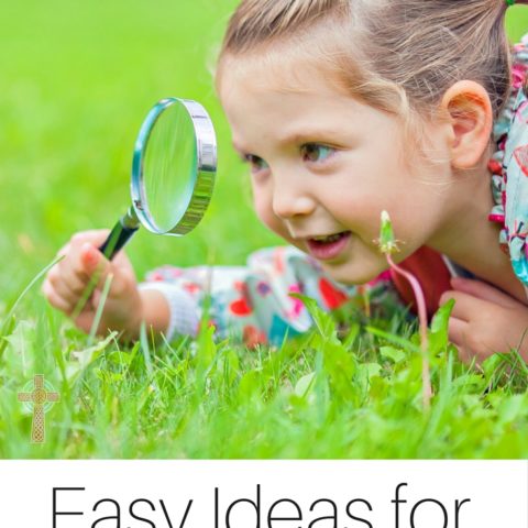 Don't be intimidated by science! Check out these easy tips for nature study with your toddlers and preschoolers.