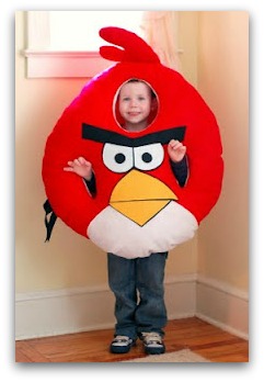 DIY angry birds costume