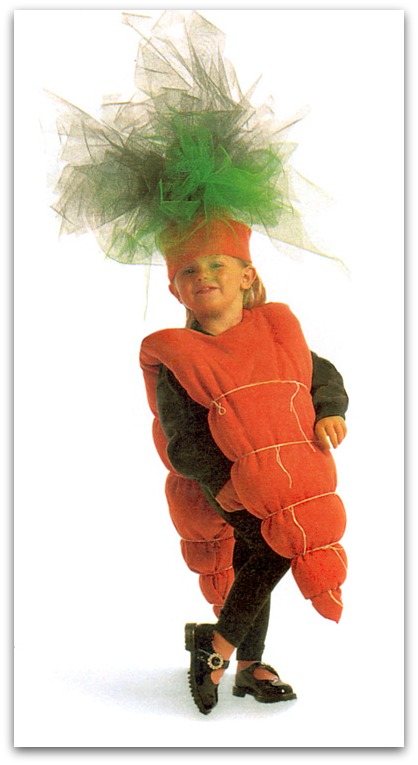 easy carrot costume 