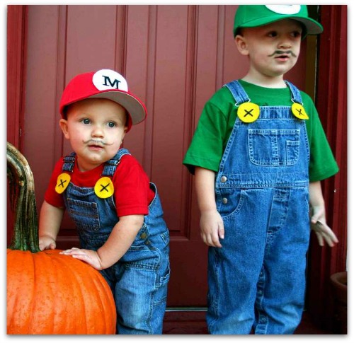 DIY Mario Bros costume 