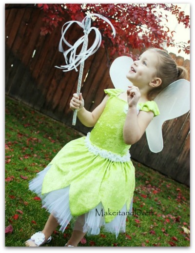 easy tinker bell costume 