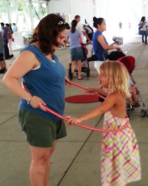 hula hooping