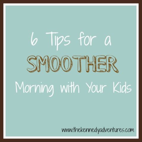 tips for mornings with children