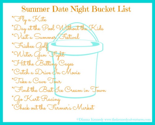 summer bucket list date night
