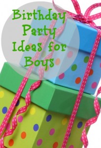 birthday party ideas for boys