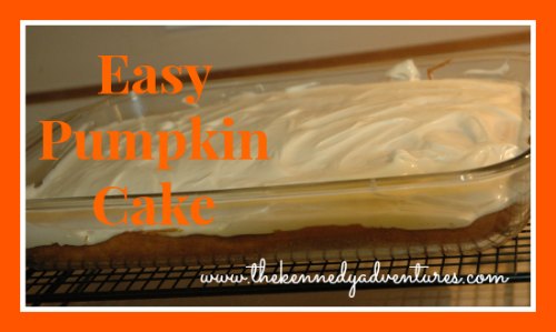 easy pumpkin cake