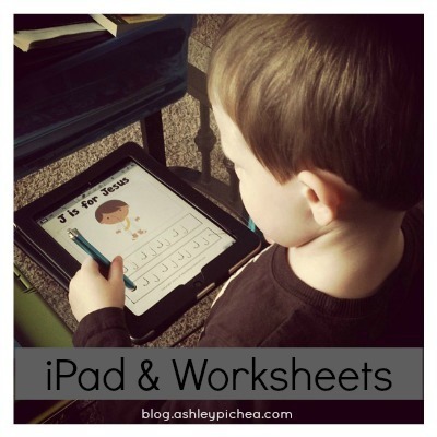 using worksheets with iPad