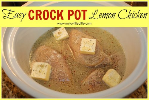 easy chicken dishes - lemon chicken 