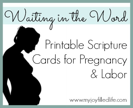 scripture for pregnancy and labor