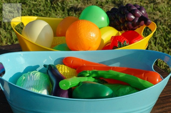 fruits and vegetables #playfulpreschool