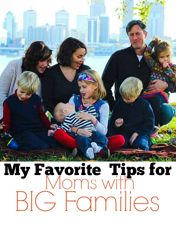 tips for moms with big families