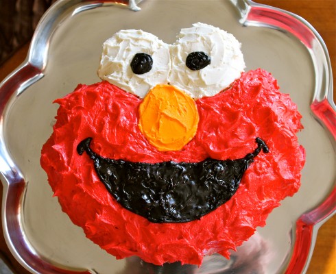 DIY Elmo Cake