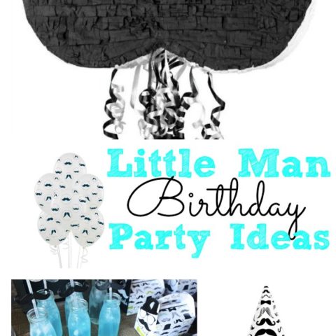 little man birthday party ideas