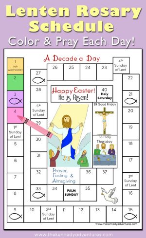 My Lenten Prayer Challenge – A Decade a Day - The Kennedy Adventures!