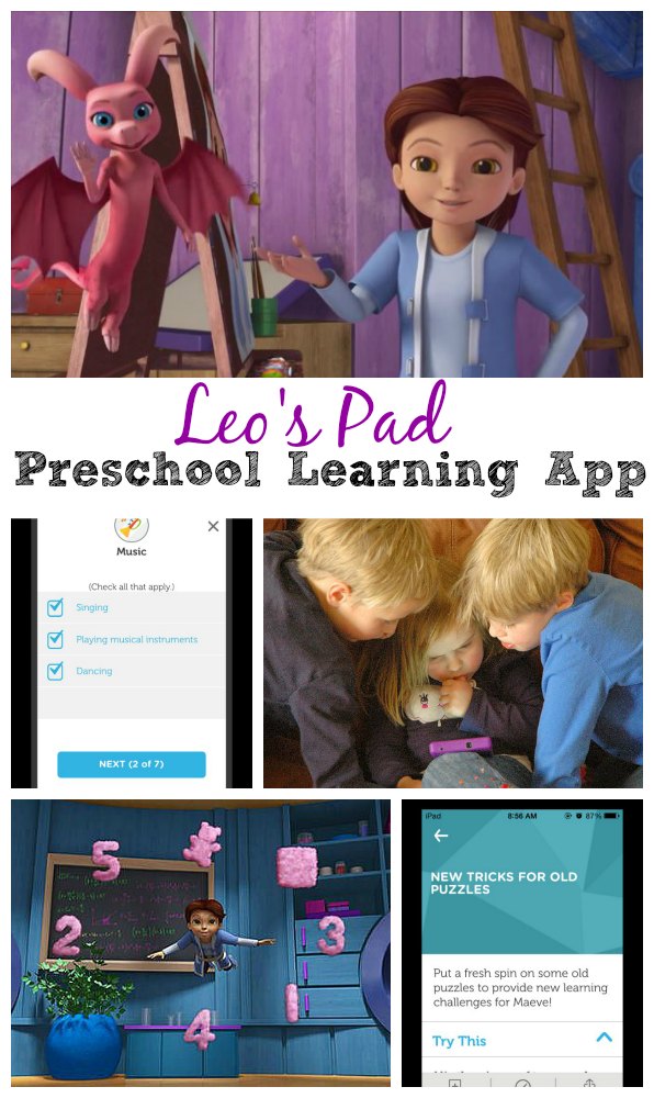 leo's pad preschool learning app from kidactive