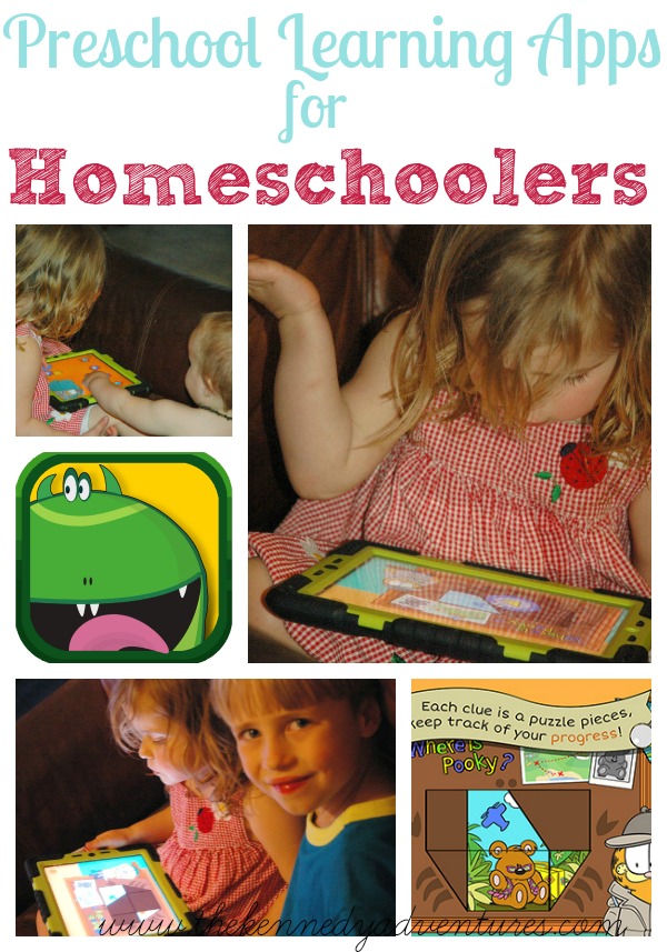 preschool learning apps for homeschoolers