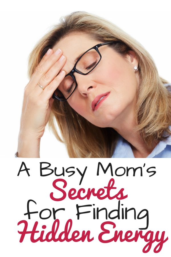 Busy moms energy tips