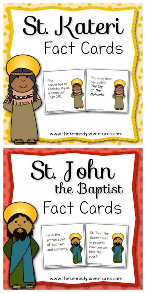 Introducing Saint Fun Fact Cards for Catholic Kids The Kennedy