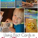 using fact cards in your homeschool - great way to learn, review facts and explore your children's passions