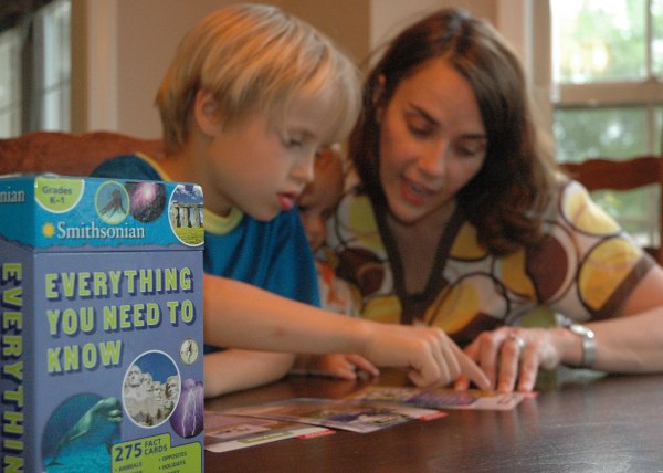 using fact cards in homeschool