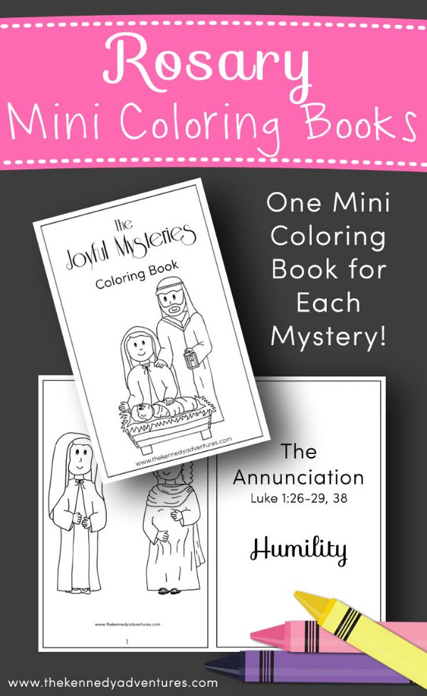 Rosary Coloring Book for Catholic Families