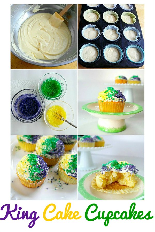 pin 2 King Cake Cupcakes