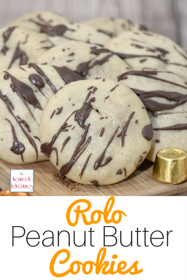 Rolo Peanut Butter Cookies - perfect for Game Day Traditions! 