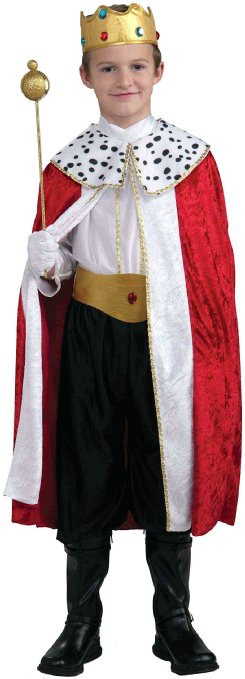 Super Easy King costume for All Saints Day - find this and more ideas!