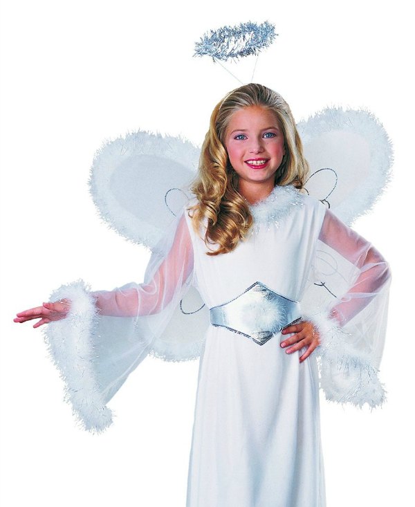 Angel Costume and more -- super simple, easy costumes for All Saints Day