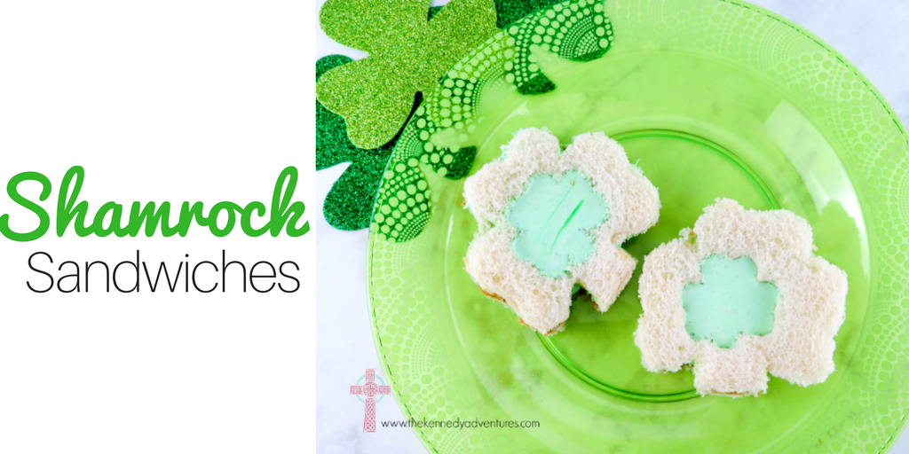 These Shamrock Sandwiches are perfect for your Saint Patrick's Day party!