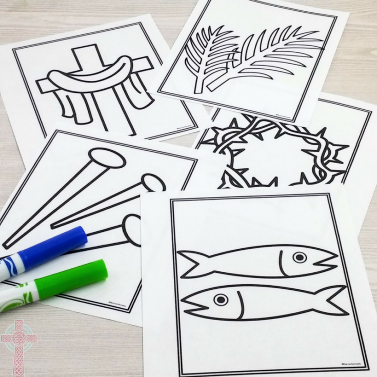 Lent Coloring Pages for Catholic Kids - The Kennedy Adventures!