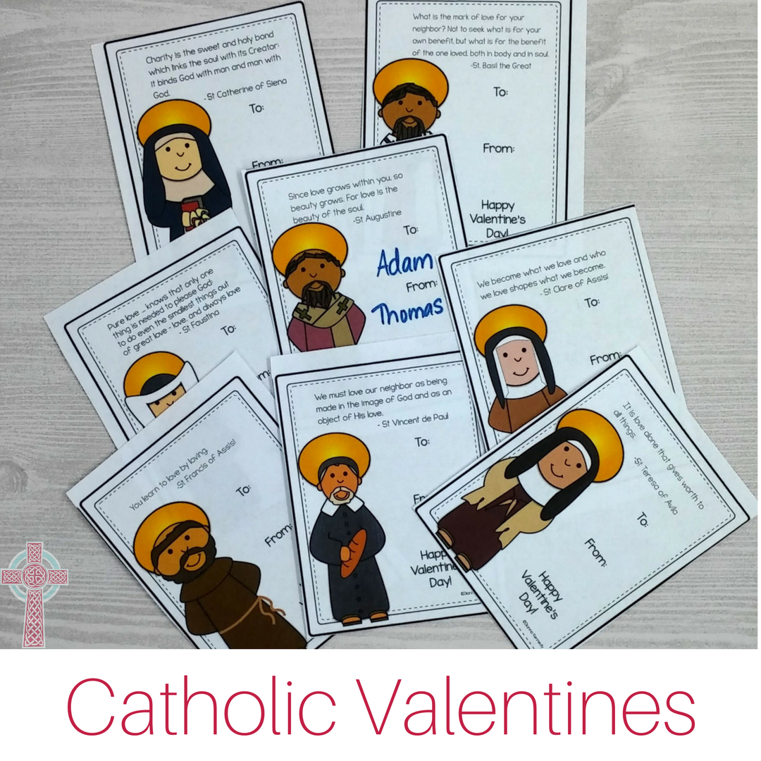 Free Printable Catholic Valentine Cards