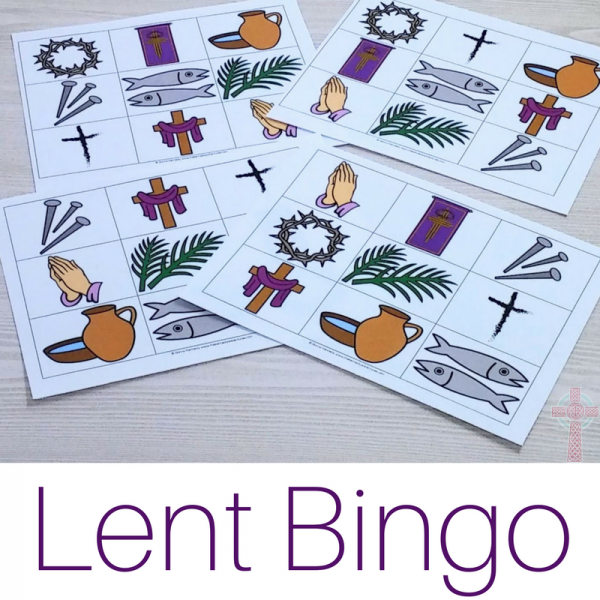 Lent Bingo for Catholic Kids