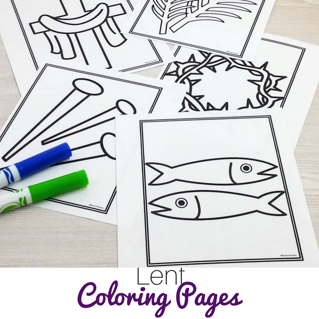 lent coloring pages worksheets