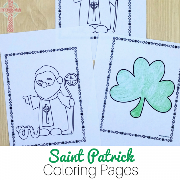 Saint Patrick Coloring Pages