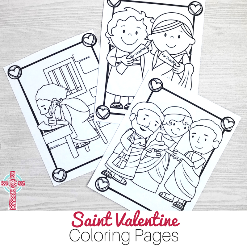 Entrelosmedanos: St Valentine Coloring Pages
