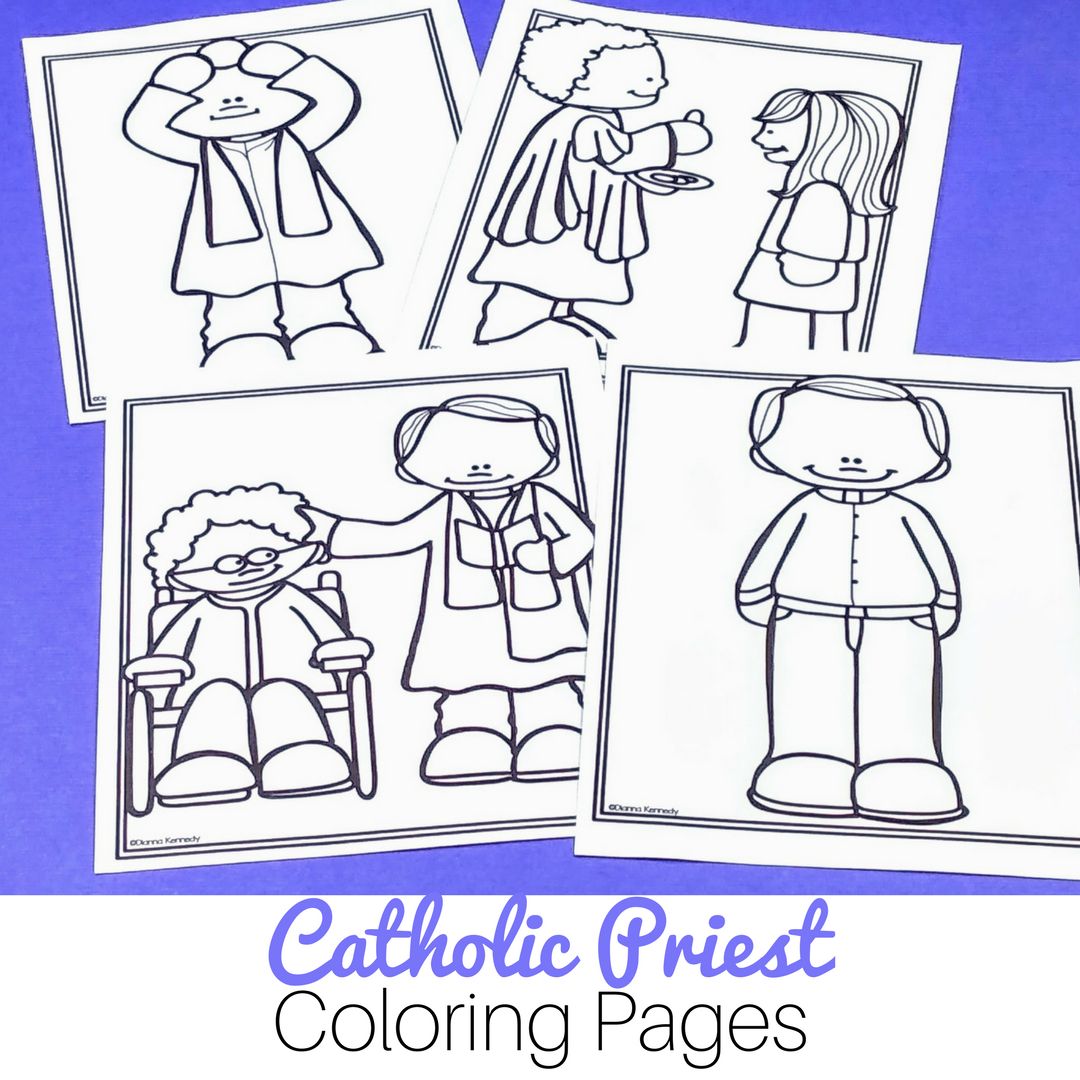 catholic coloring pages activities