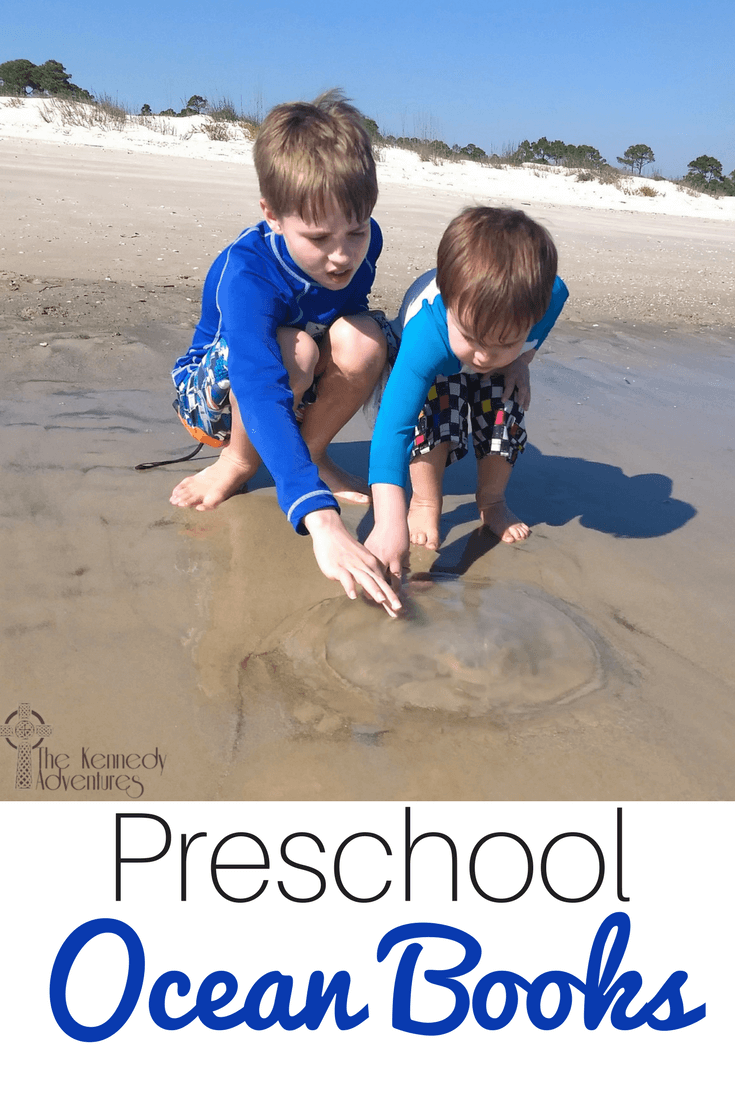 Take some time to explore some of these Beach Books for Toddlers before you go. We've loved them in our family with babies, toddlers and preschoolers. #oceanbooks #homeschool 