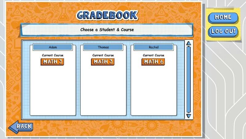 I love that all of my homeschool math grades are all in one simple parent dashboard. 