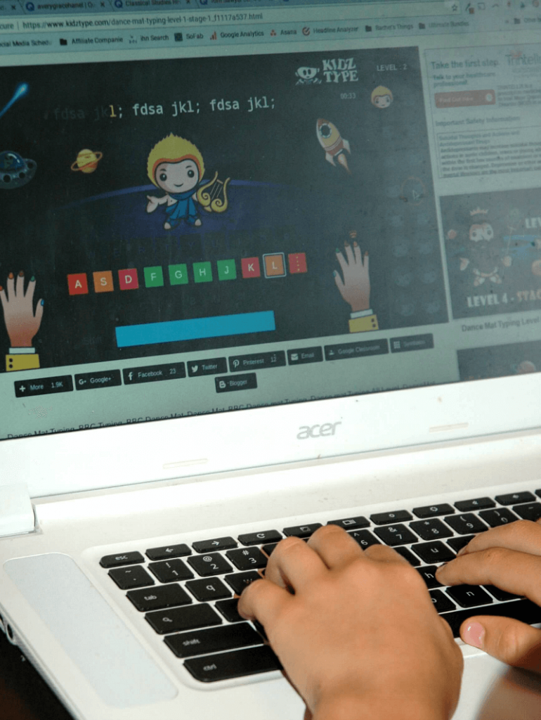 typing practice game