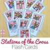 Stations of the Cross flash cards for Catholic children