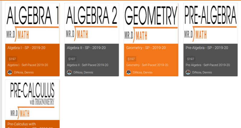 Looking for online math courses for your homeschooler? Mr D's Math has you covered for middle school and high school. 