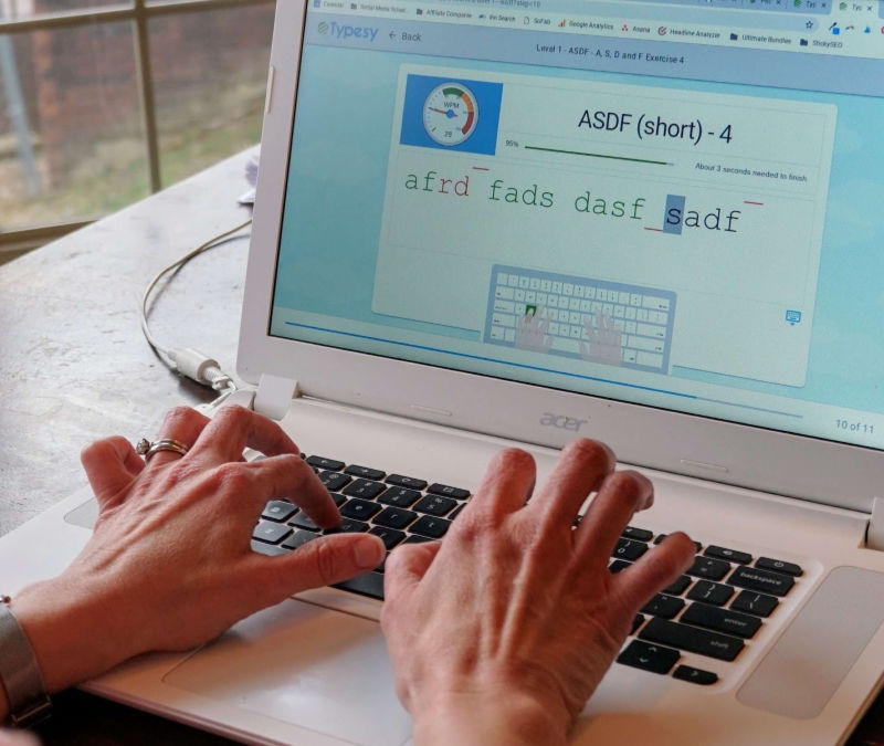 With Typesy, you'll find more typing practice for the whole family