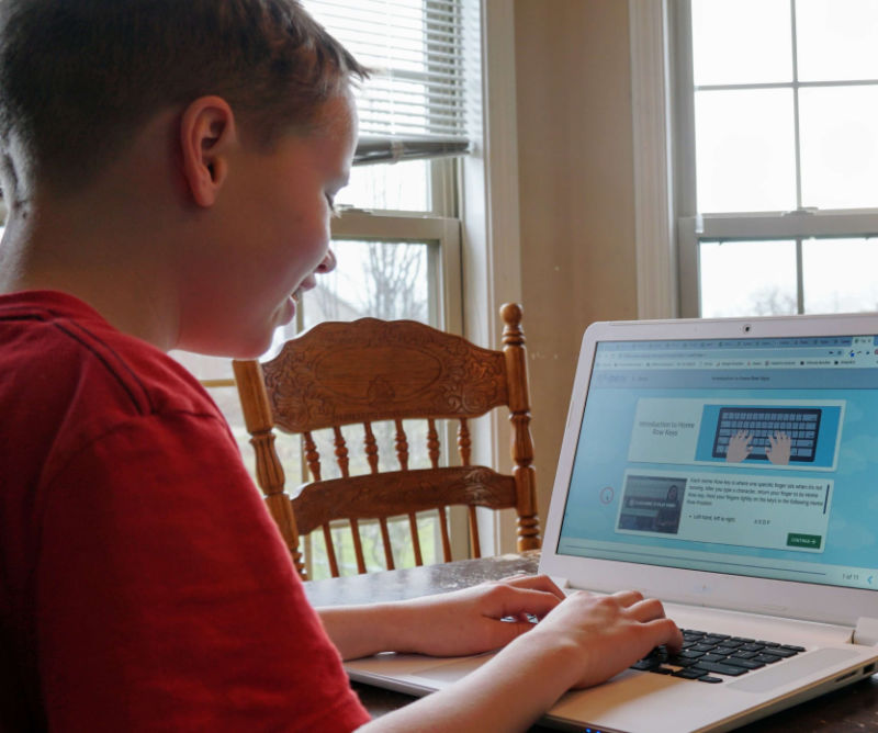 You can teach your homeschooler how to type with this awesome program.