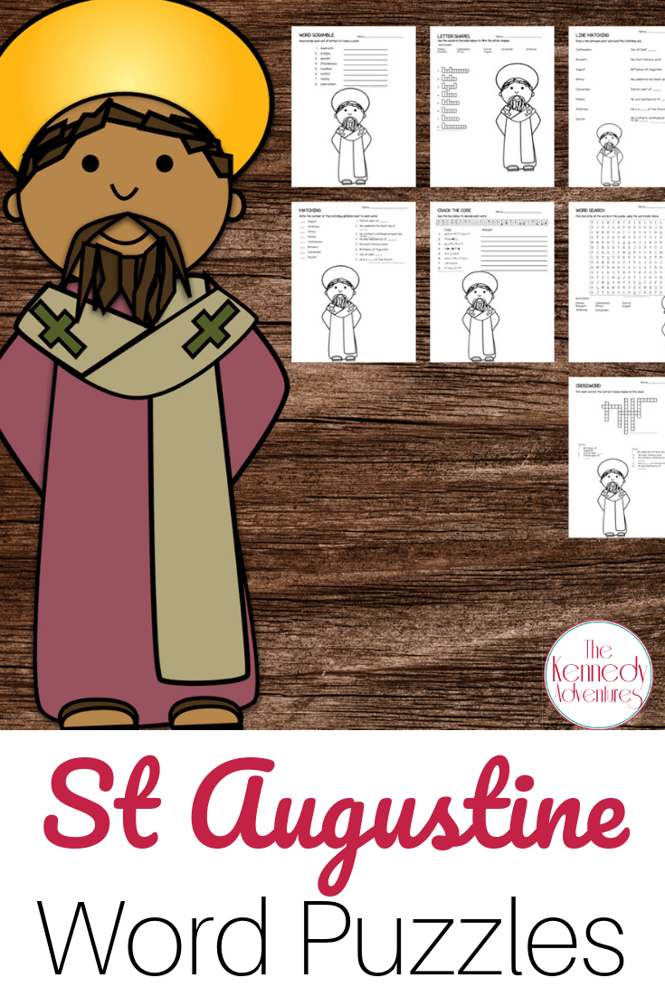 Saint Augustine Word Puzzles