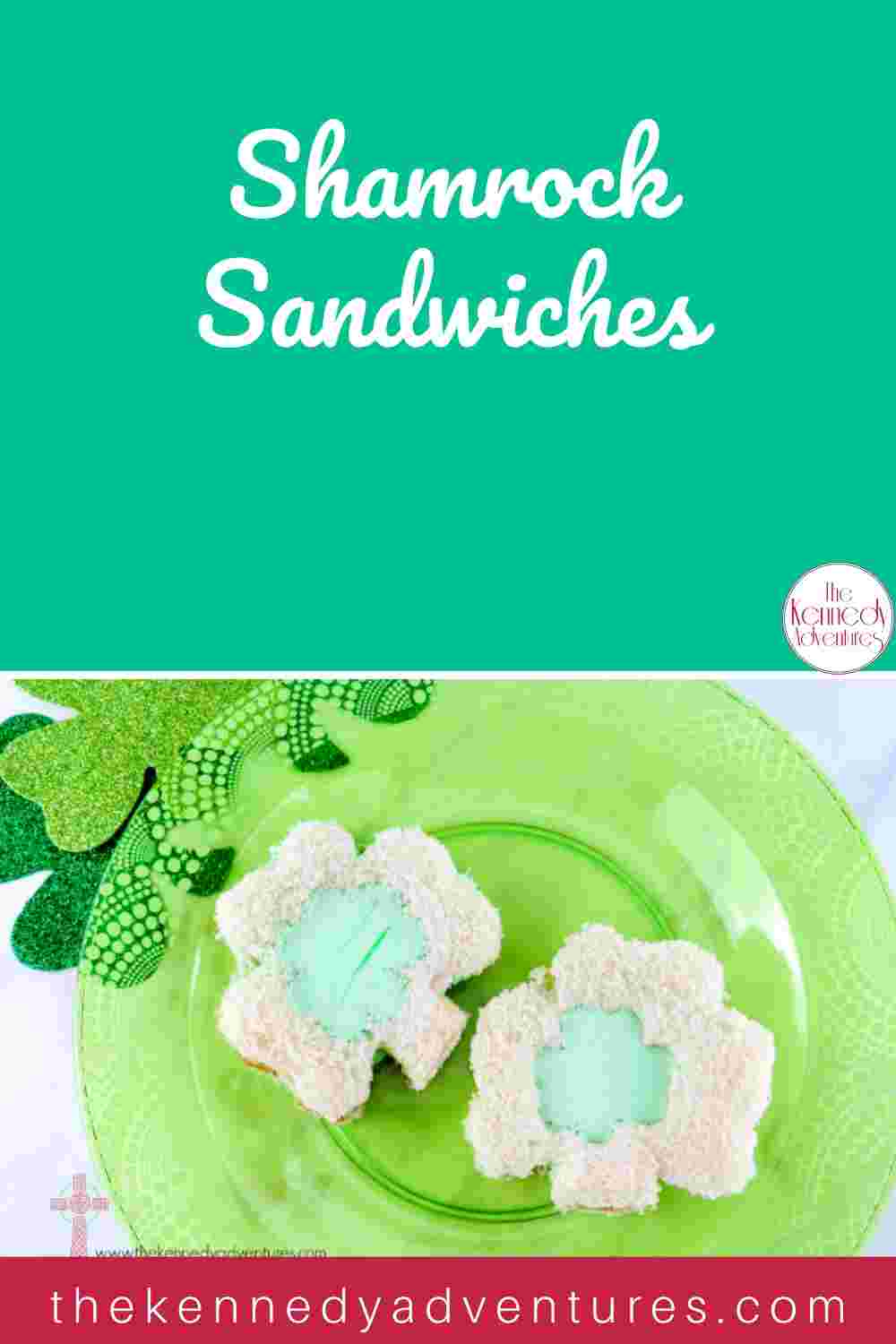 Shamrock Sandwiches for Saint Patrick's Day